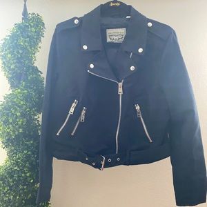 LEVI'S NAVY BIKER JACKET